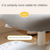 Children's Lifted and Adjusted Chair.