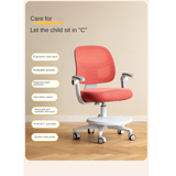 Children's Lifted and Adjusted Chair.