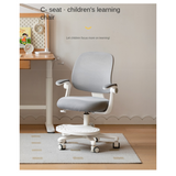 Children's Lifted and Adjusted Chair.