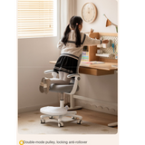 Children's Lifted and Adjusted Chair.