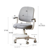 Children's Lifted and Adjusted Chair.