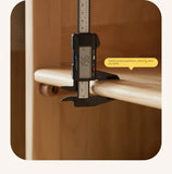 Oak Solid Wood Kids Sliding Door Wardrobe