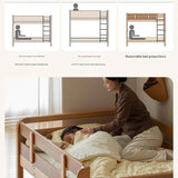 Beech Solid Wood Children's Bunk Bed.