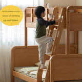 Beech Solid Wood Children's Bunk Bed.