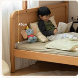 Beech Solid Wood Children's Bunk Bed.