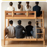 Beech Solid Wood Children's Bunk Bed.