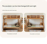 Beech Solid Wood Children's Bunk Bed.