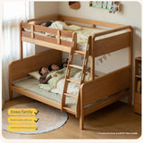 Beech Solid Wood Children's Bunk Bed.