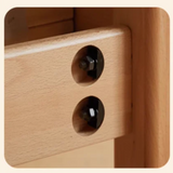 Beech solid wood with guardrails bunk bed.