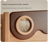 Beech solid wood with guardrails bunk bed.