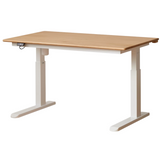 Oak Solid Wood Children's Electric Lifting Tilts Study Desk