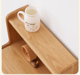 Oak, Beech Solid Wood Small Footstool