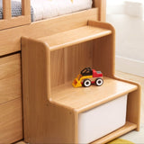 Oak, Beech Solid Wood Small Footstool
