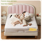 Organic leather Children's Cream Style Soft Bed.