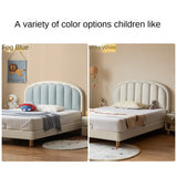Organic leather Children's Cream Style Soft Bed.