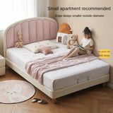 Organic leather Children's Cream Style Soft Bed.