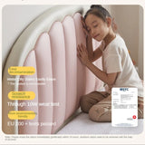 Organic leather Children's Cream Style Soft Bed.
