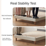 Organic leather Children's Cream Style Soft Bed.