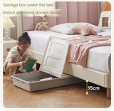 Organic leather Children's Cream Style Soft Bed.