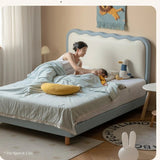 Organic Leather Children's Soft Bed Boys and Girls.