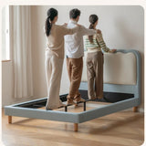 Organic Leather Children's Soft Bed Boys and Girls.