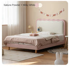 Organic Leather Children's Soft Bed Boys and Girls.