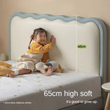 Organic Leather Children's Soft Bed Boys and Girls.