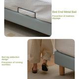 Organic Leather Children's Soft Bed Boys and Girls.