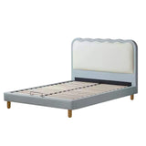 Organic Leather Children's Soft Bed Boys and Girls.