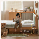 Beech Solid Wood Soft Single Kid's Bed