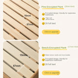 Beech Solid Wood Soft Single Kid's Bed