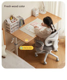 Poplar Solid Wood Study Children's Liftable Desk