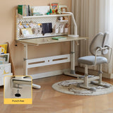 Poplar Solid Wood Study Children's Liftable Desk