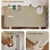 Poplar Solid Wood Study Children's Liftable Desk