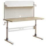Poplar Solid Wood Study Children's Liftable Desk