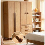 Oak Solid Wood Kids Wardrobe Free Combination