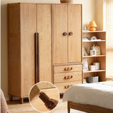 Oak Solid Wood Kids Wardrobe Free Combination