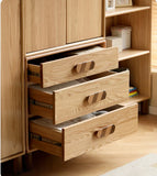 Oak Solid Wood Kids Wardrobe Free Combination