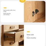 Oak Solid Wood Kids Wardrobe Free Combination