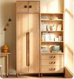 Oak Solid Wood Kids Wardrobe Free Combination