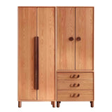 Oak Solid Wood Kids Wardrobe Free Combination