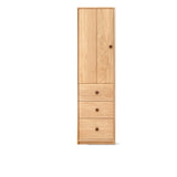 Oak Solid Wood Multi-functional Kids Wardrobe