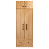 Oak Solid Wood Multi-functional Kids Wardrobe