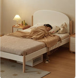 Poplar solid wood children's bed boy girl<