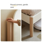 Poplar solid wood children's bed boy girl<