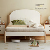 Poplar solid wood children's bed boy girl<