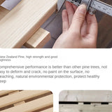 Poplar solid wood children's bed boy girl<