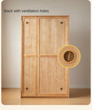 Oak Solid Wood Kids Wardrobe.