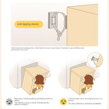 Oak Solid Wood Kids Wardrobe.