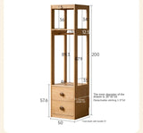Oak Solid Wood Kids Wardrobe.